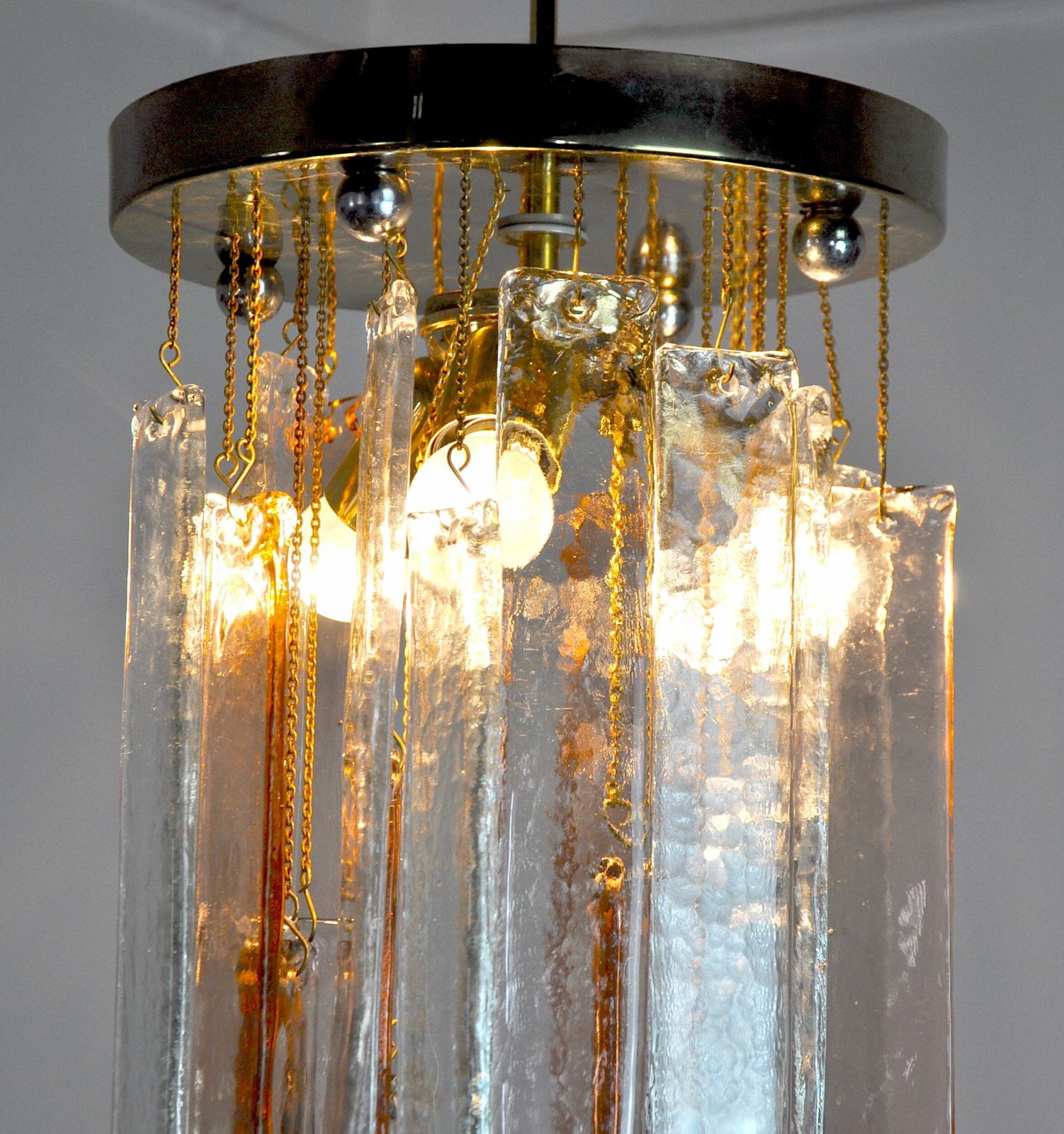 Poliarte Chandelier By Albano Poli, Pink And Transparent Murano Glass, Italy, 1970 photo buy