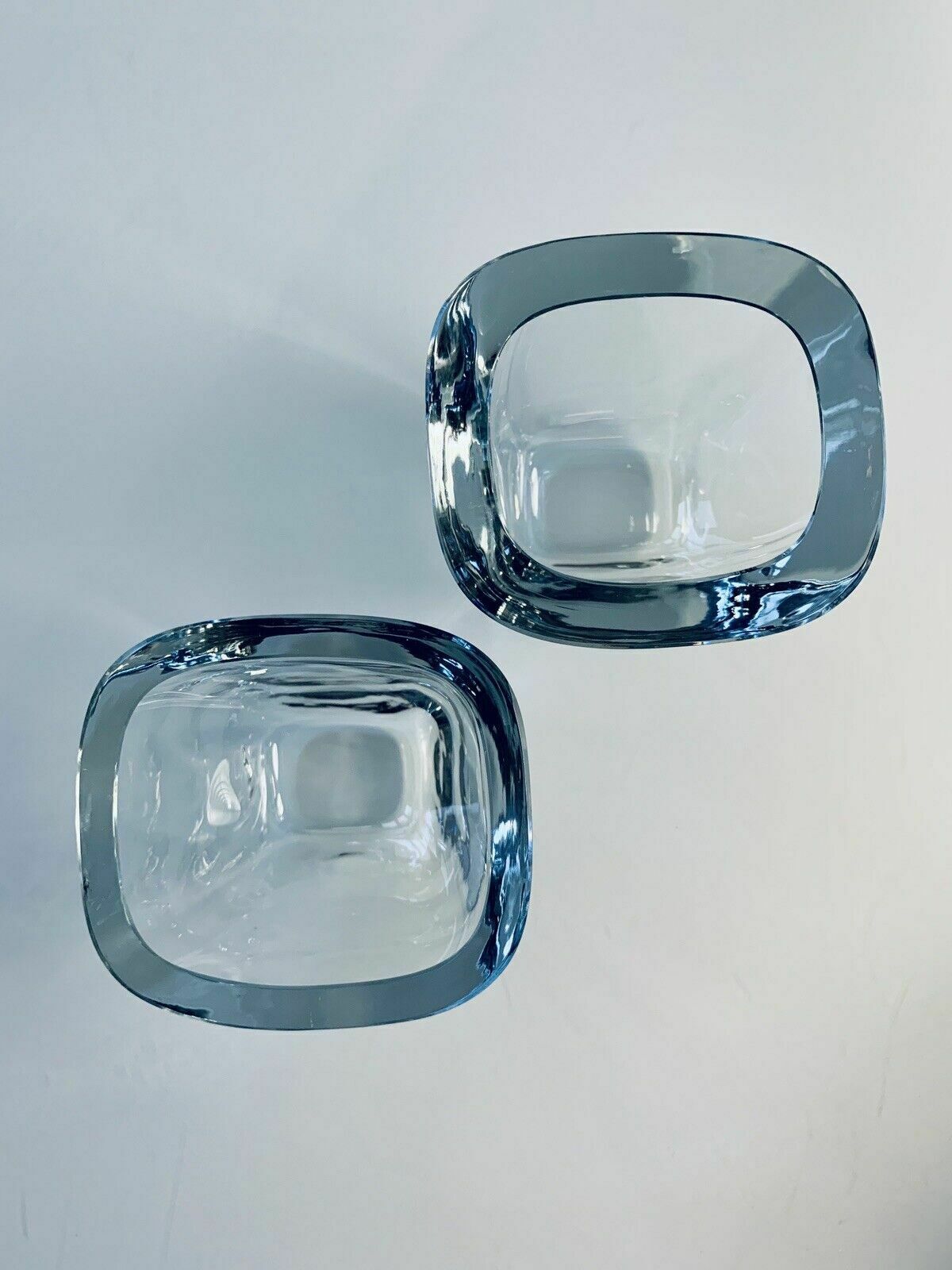 A Pair Of Mid Century Swedish Glass Strömbergshyttan Vases Asta Strömberg C1950 photo furniture
