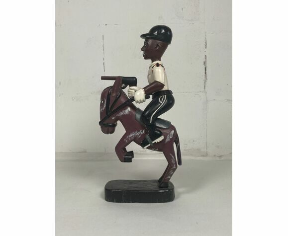 photo for sale Set Of 3 Large African Baule Figurines Ivory Coast 1970s