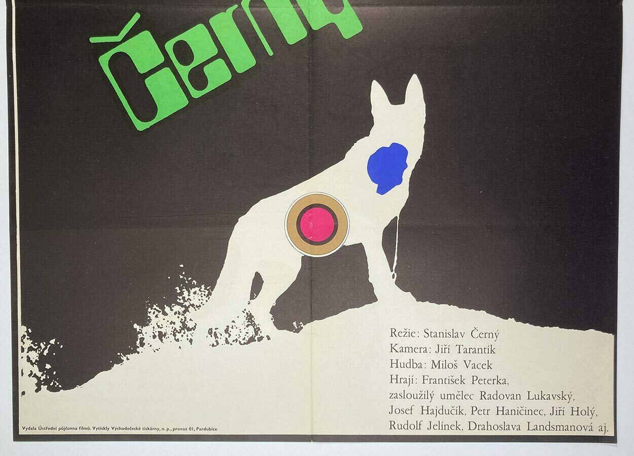 Movie Poster, Black Wolf, Milan Grygar, 1971 photo for sale