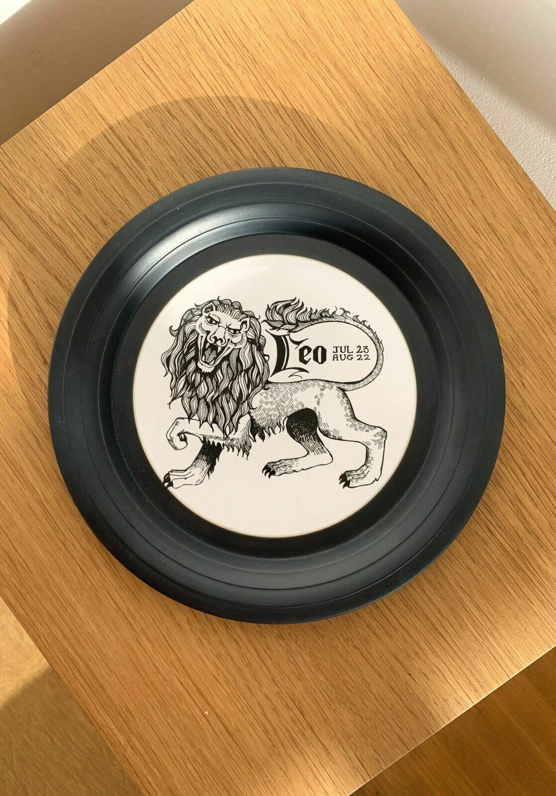 Rare Hornsea Pottery Leo Horoscope Zodiac Plate By John Clappison 1960's photo 50.0
