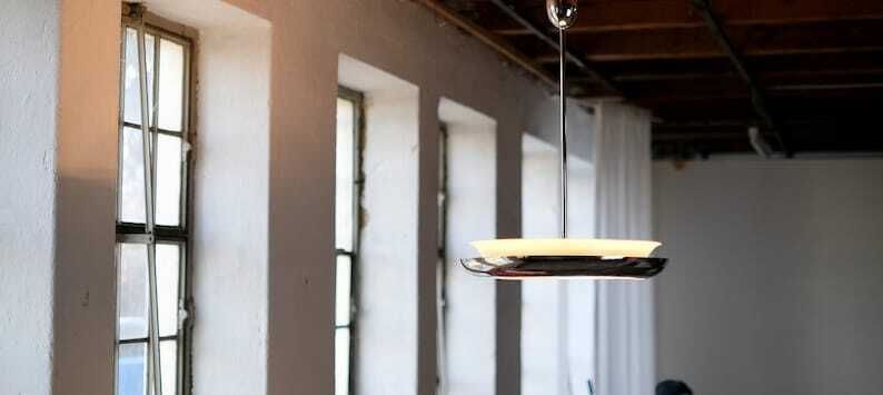 Bauhaus Pendant Lamp "Ufo" By Josef Hurka For Napako photo furniture