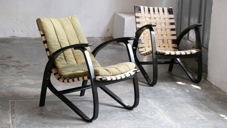 Art Deco Bentwood Armchair By Jan Vanek, 30s (1 Of 2) photo for sale
