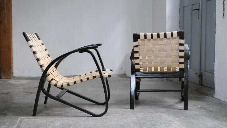 Art Deco Bentwood Armchair By Jan Vanek, 30s (1 Of 2) photo Furniture