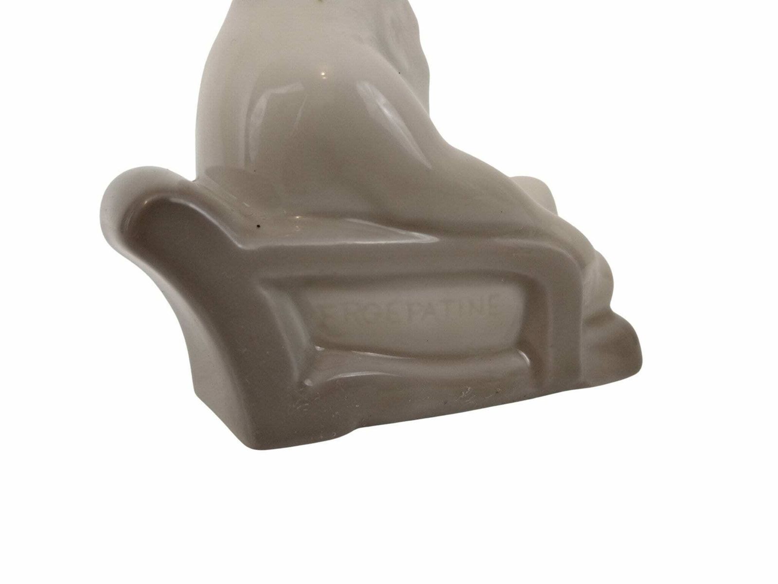 Limoges Porseleinen Figuratief Inktpot Van Camille Tharaud, Antiek Frans Reclamekeramiek – Man In Stoel photo Woonaccessoires
