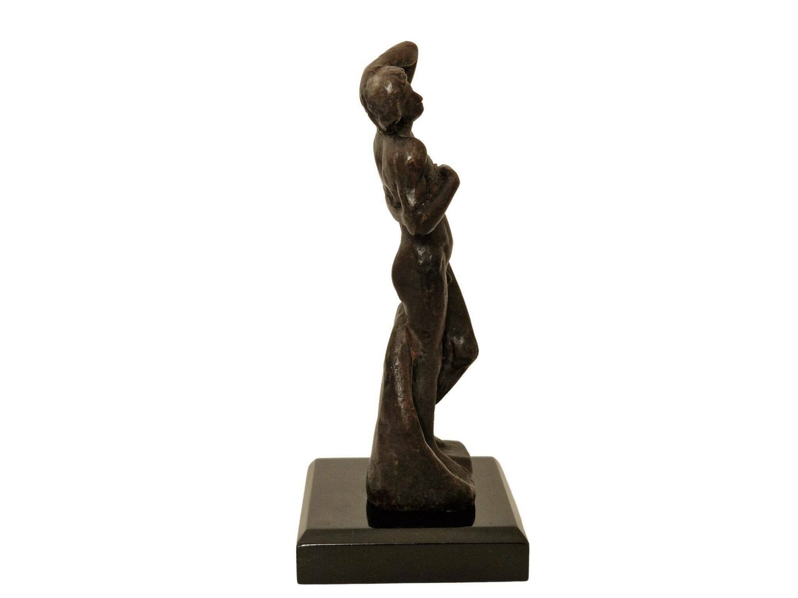 Michelangelo The Dying Slave Statuette, French Art Bronze Figurine, Reproduction Of Michelangelo Sculpture photo for sale