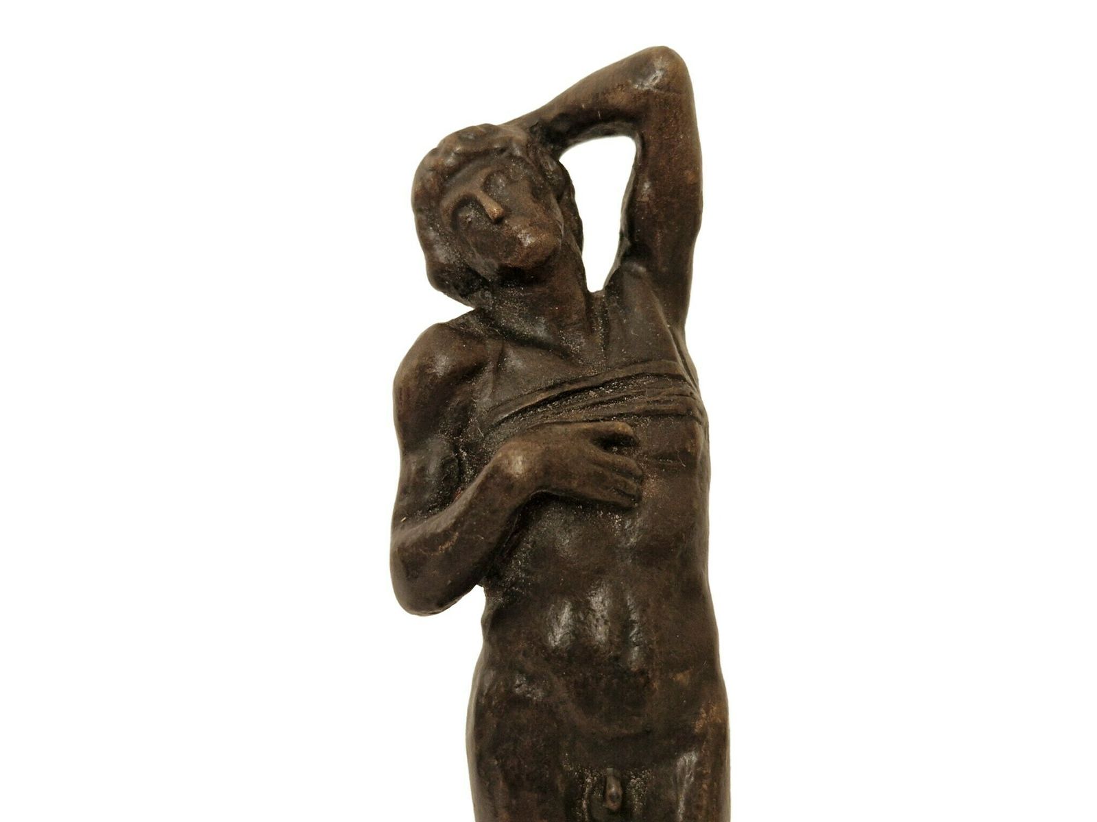 Michelangelo De Stervende Slaaf Beeldje, Frans Kunstbrons Figurine, Reproductie Van Michelangelo Sculptuur photo buy