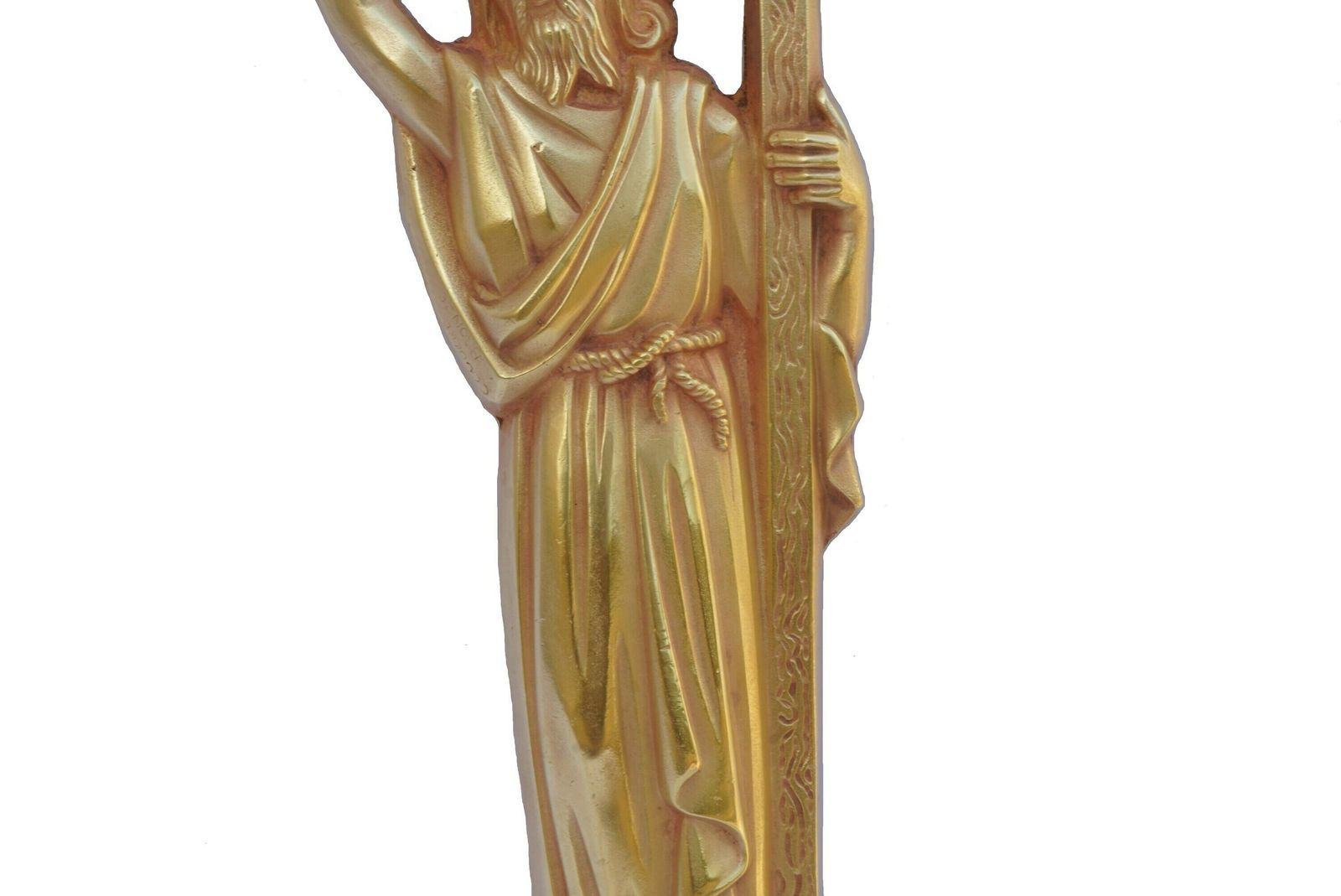 Bronzen Jezus Christus Figuur Met Kruis, Wandplaquette Van Coudere – Antiek Frans Religieus Kunstwerk photo for sale