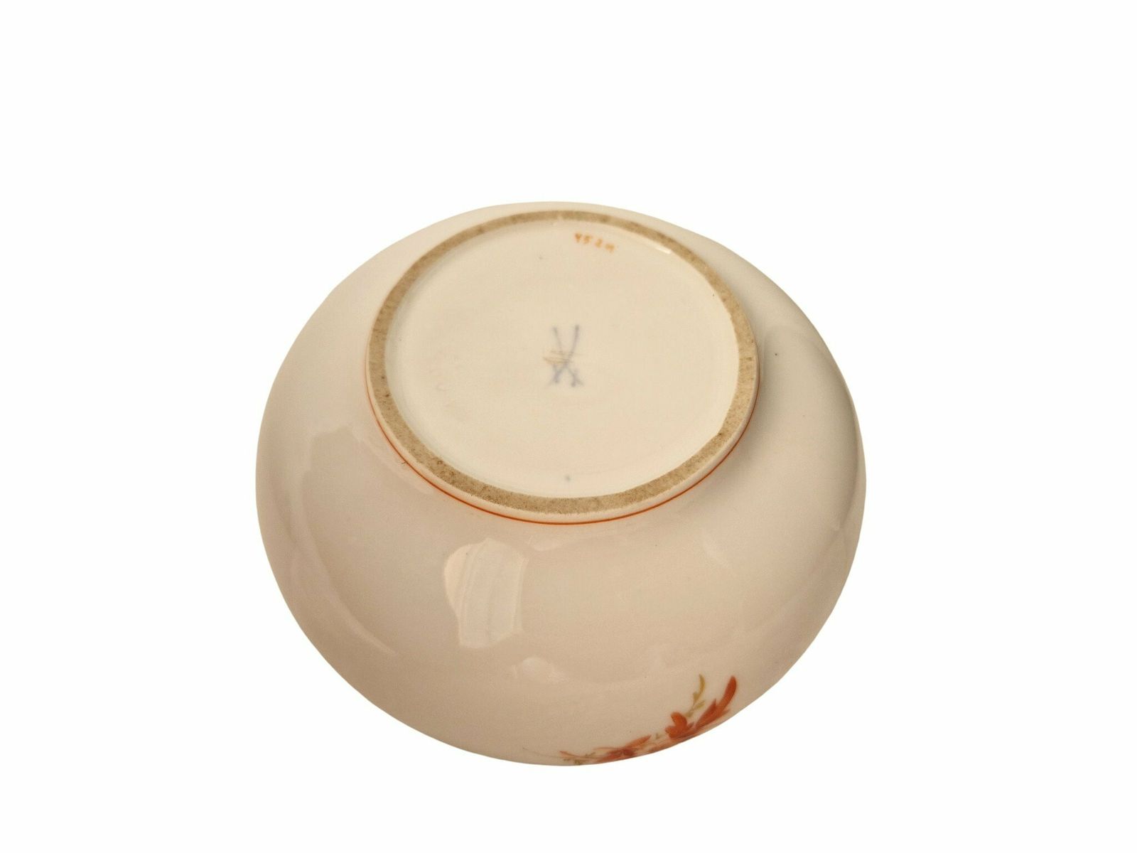 photo furniture Antique Meissen Porcelain Covered Pot By Paul Scheurich, German Ceramic Jewelry Box With Cherub Figurine