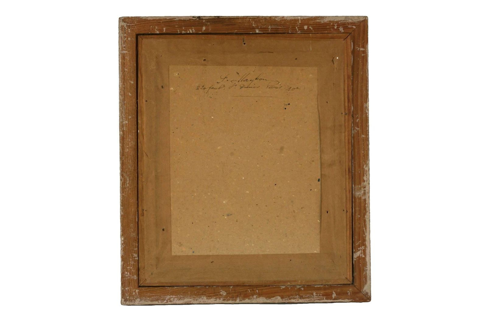 photo furniture Antique French Drawing Of Street Urchin Children By T Maybon, Humorous Framed Kids And Dog Art