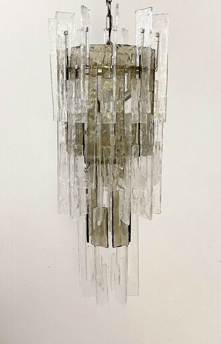Italian Mid Century Murano Glass Chandelier By Carlo Nason
