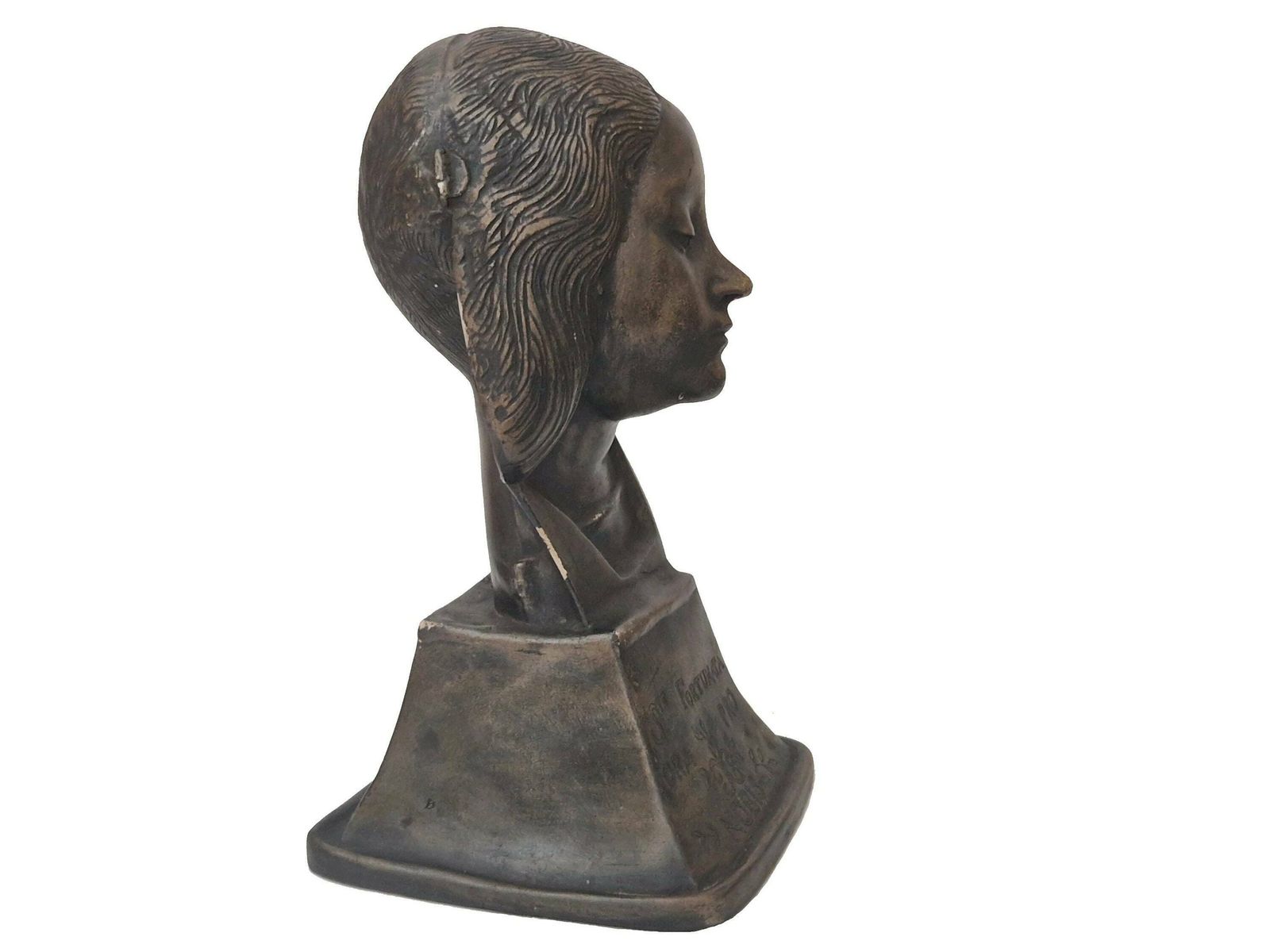 Buste Van De Heilige Fortunata – Reproductie Van Een Antiek Christelijk Beeldhouwwerk, Louvre Museum photo vinterior