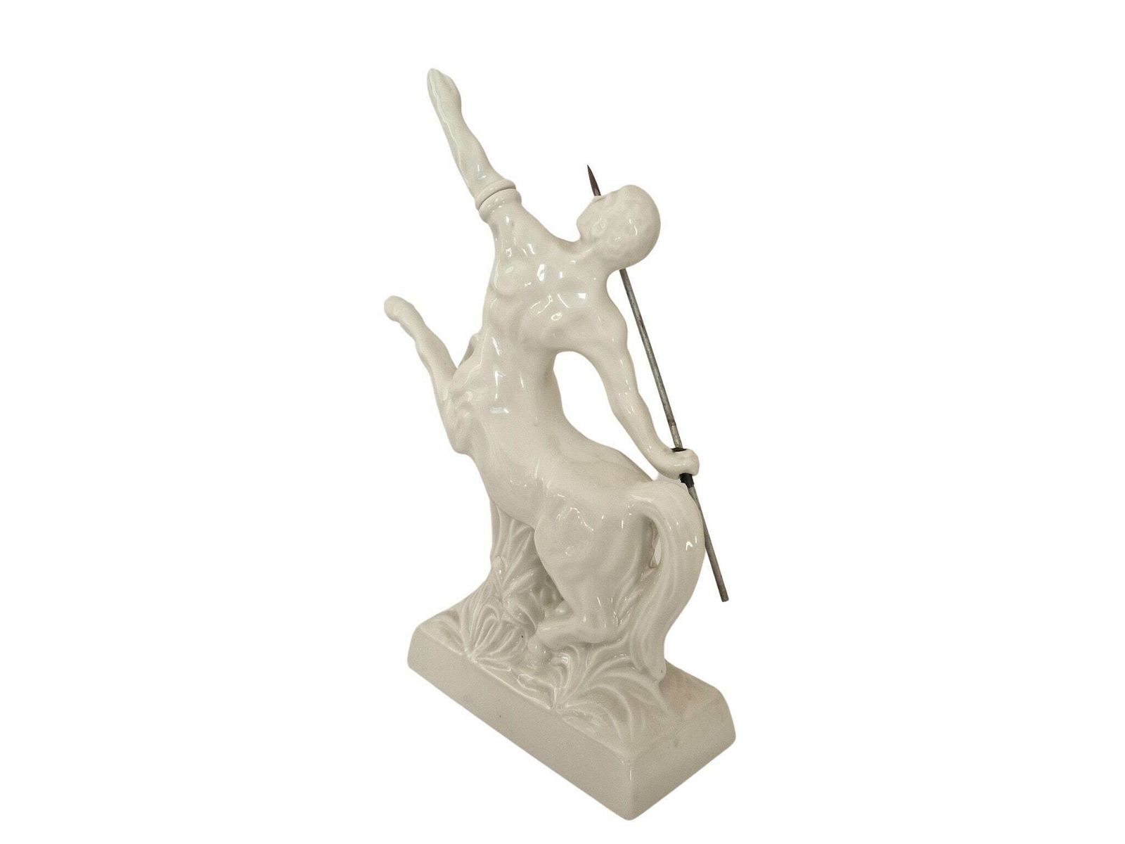 Remy Martin Centaur Cognac Decanter, Bernardaud Limoges Frans Porselein Figurenfles, Mythologie Verzamelobject & Bardecoratie photo vinterior