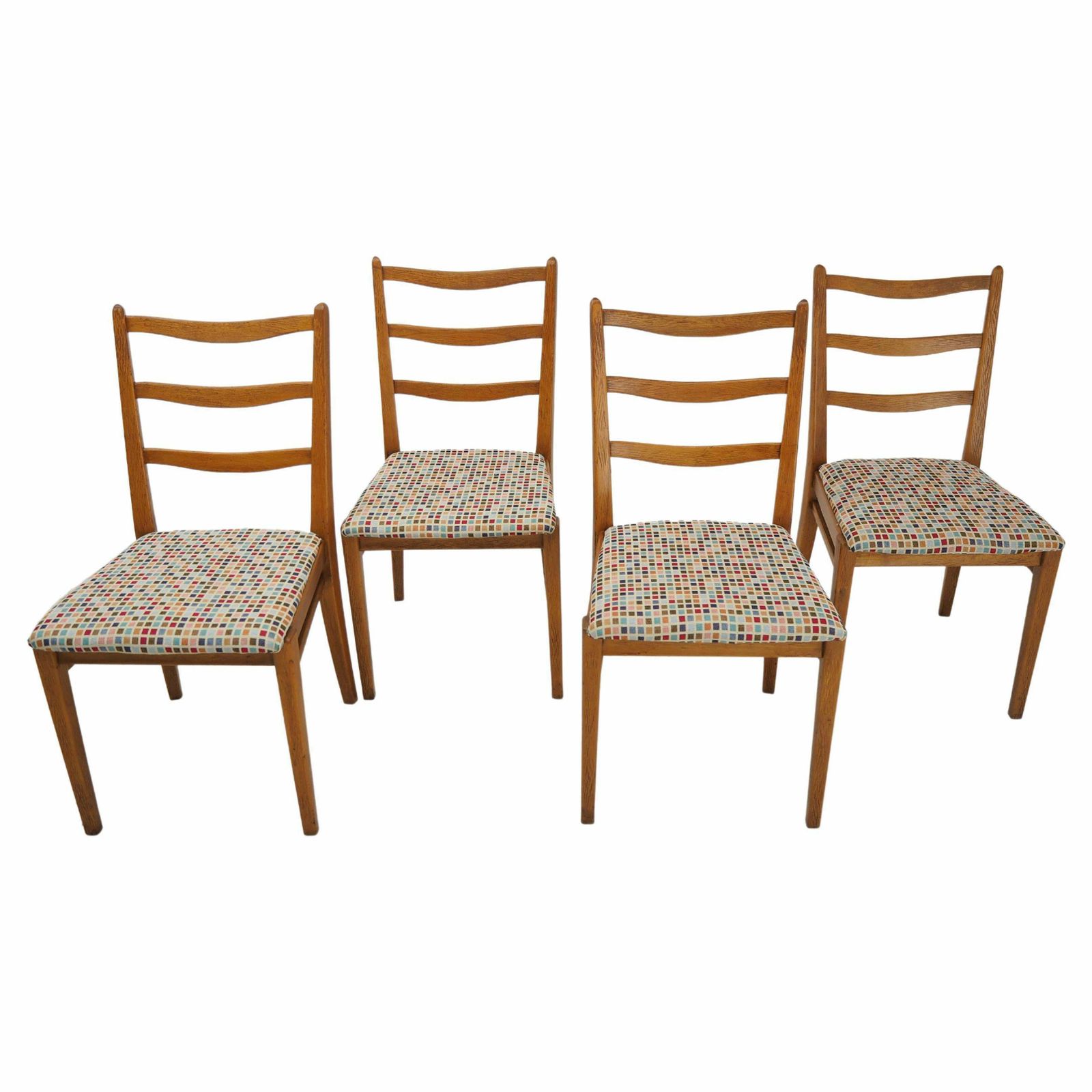 Set Of 4 Midcentury Dining Chairs, Interier Praha, Czechoslovakia, 1970s