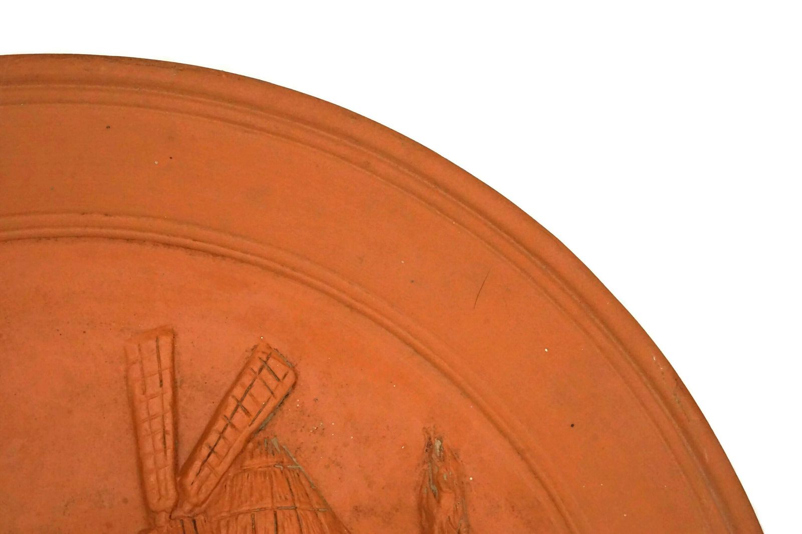 Provençaals terracotta decoratief wandbord, Frans Provençaals aardewerk souvenir photo buy