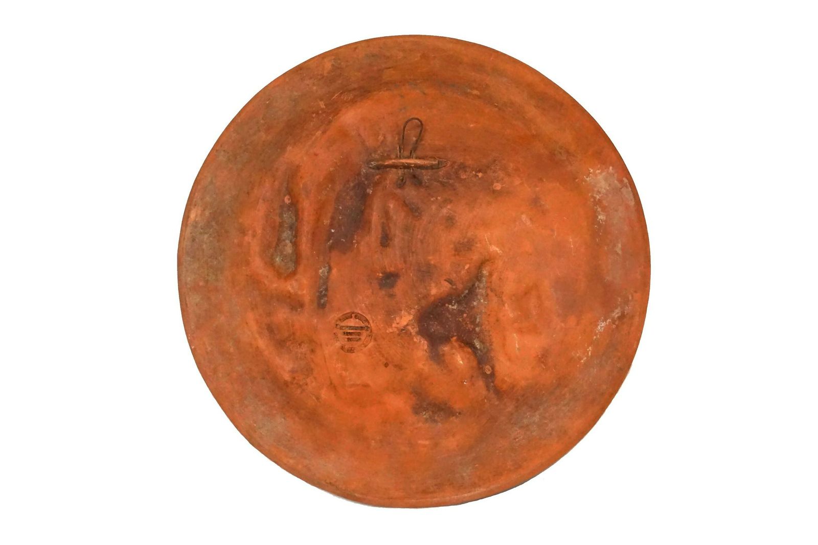 photo furniture Provençaals terracotta decoratief wandbord, Frans Provençaals aardewerk souvenir