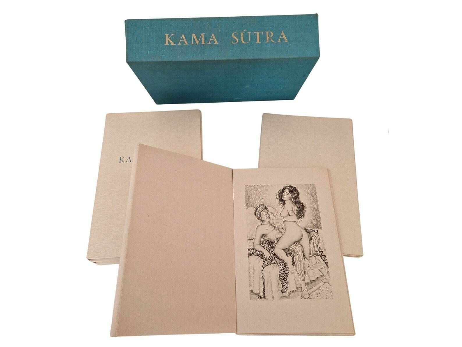 1964 Kama Sutra Vatsyayana, French Editions De L'ibis With 38 Erotic Prints By Alain Dumond photo 420.0