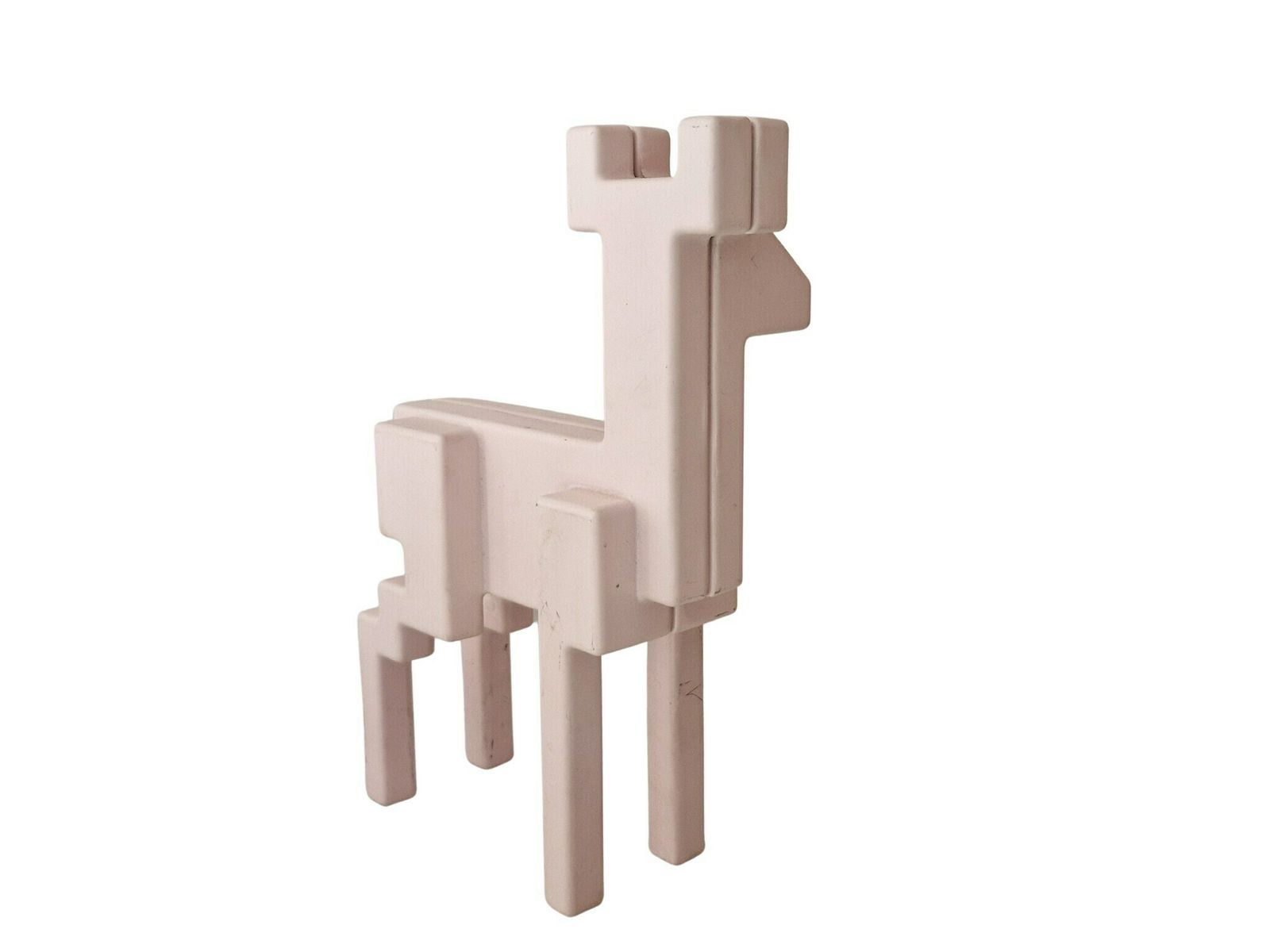 photo furniture Vintage Pixel Deer Figurine By Monica Mulder For Ikea, Post Modernist Samspelt Figurative Statuette