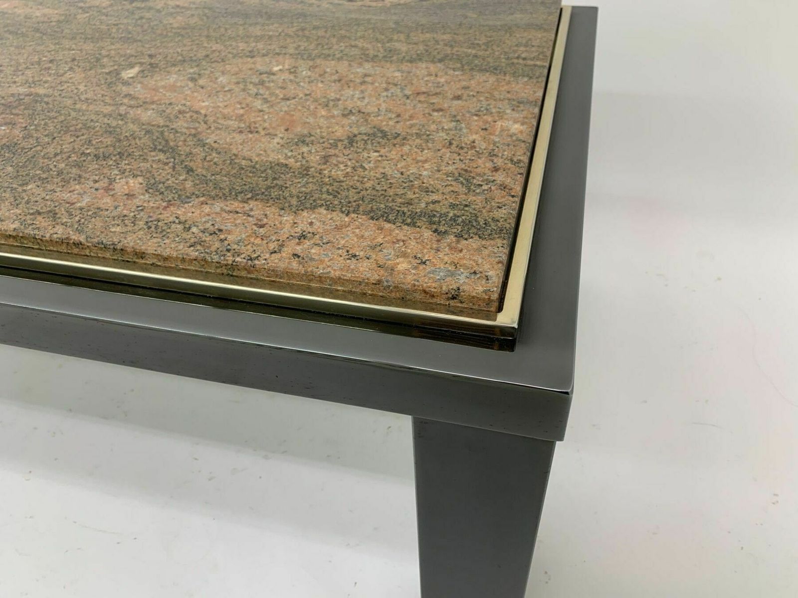 Mid Century Hollywood Regency Salontafel Van Graniet – Fedam Design, België, Jaren 1970 photo vintage