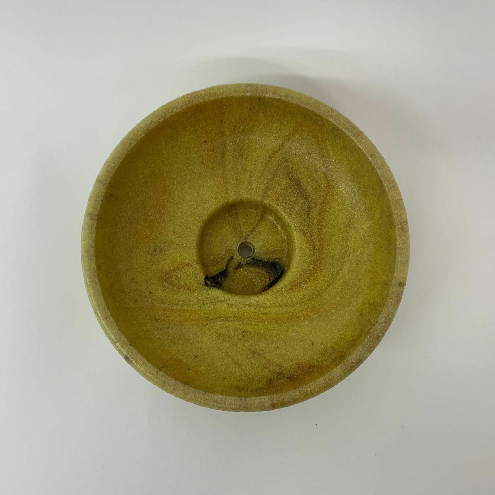 Antique Leerdam Copier Cactus Pot In Yellow Graniver Glass  1928 photo for sale