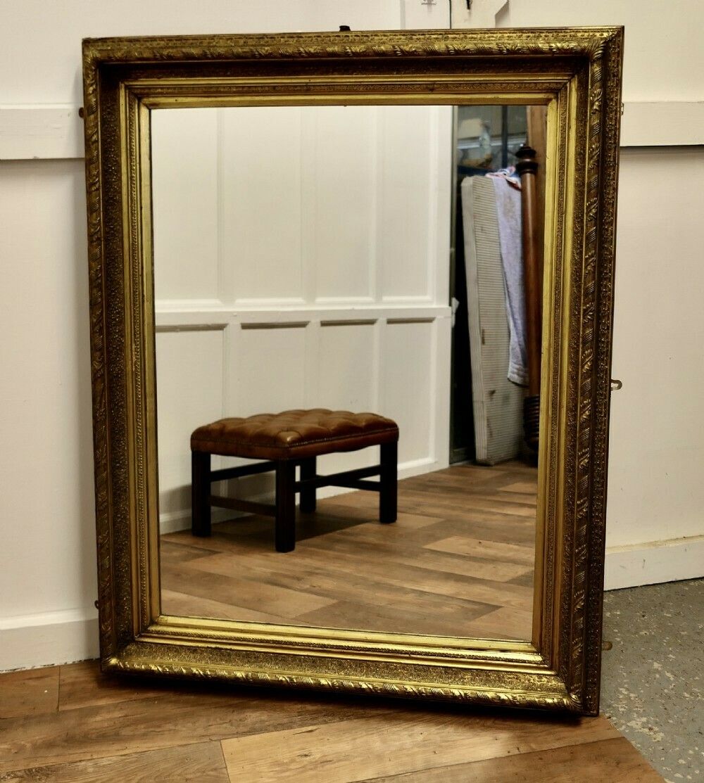 Large Decorative Gilt Wall Mirror photo furniture