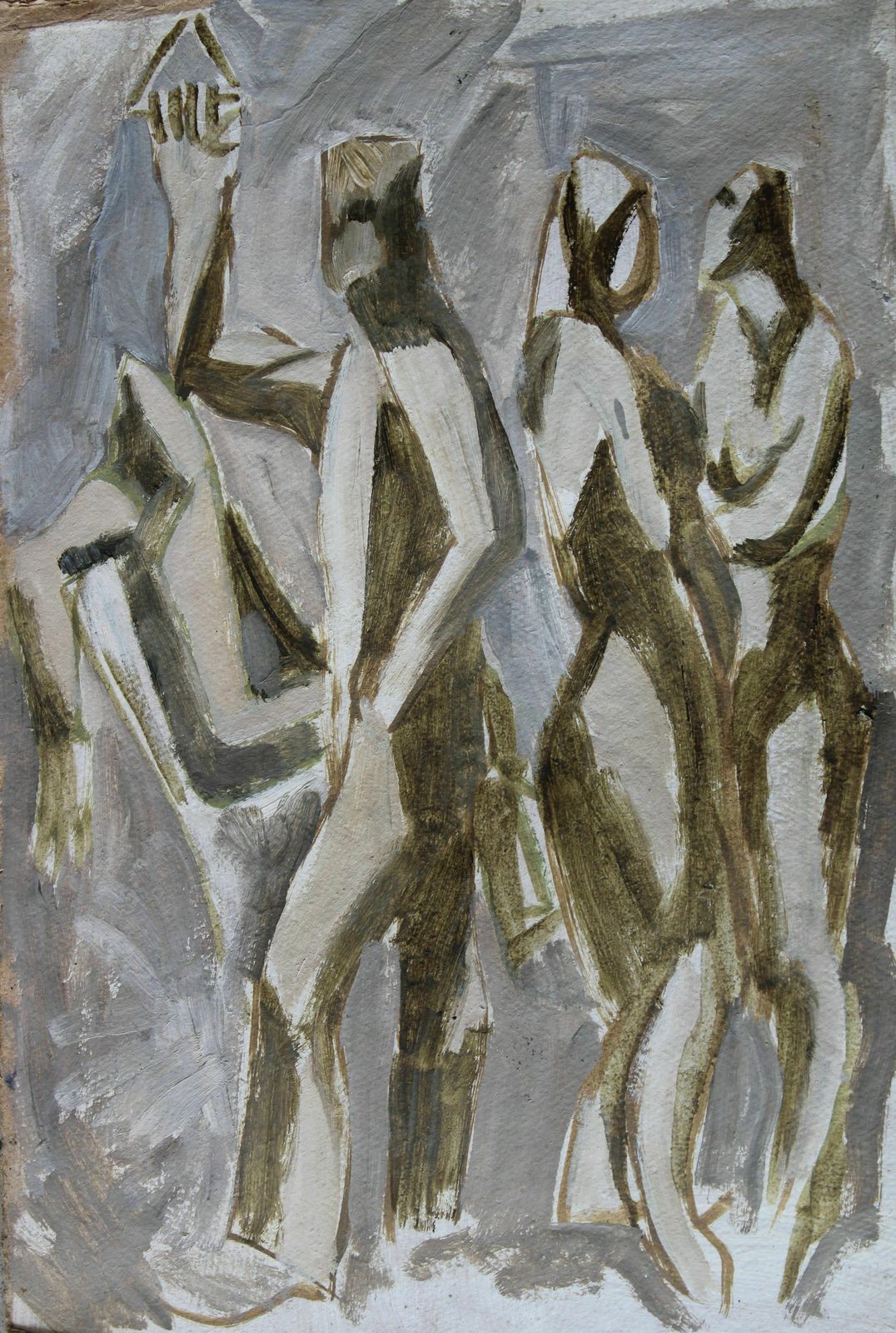 Vladimir Glushenkov Sunny Face. Bilateral. Cardboard, Tempera photo furniture