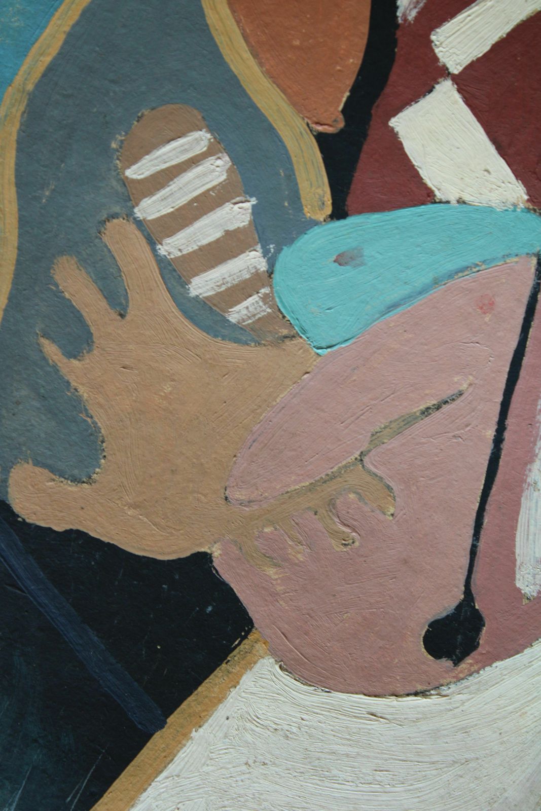 Vladimir Glushenkov Sunny Face. Bilateral. Cardboard, Tempera photo Art
