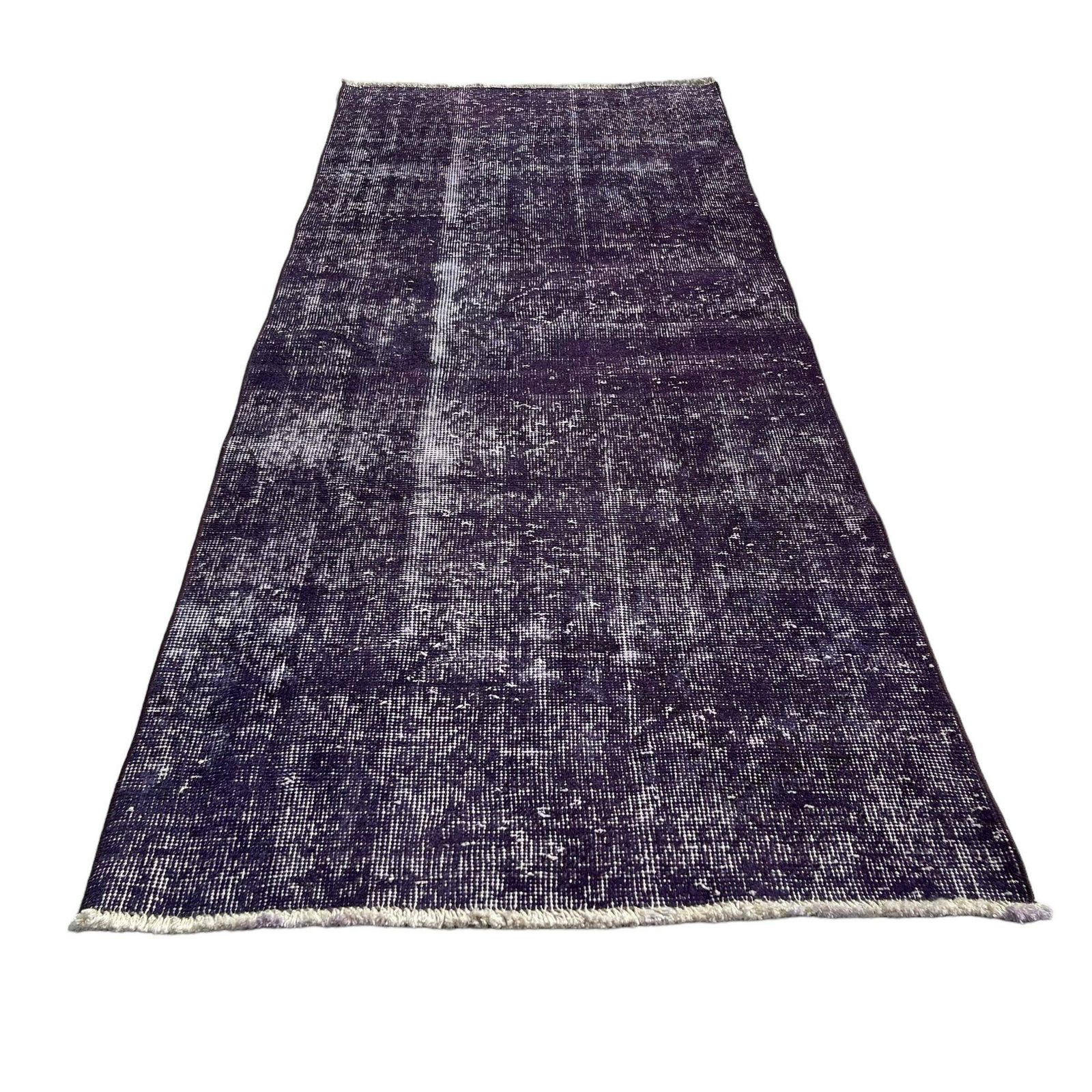 Vintage Distressed Turkish Rug , 196 X 80 Cm Wool Vintage Rug