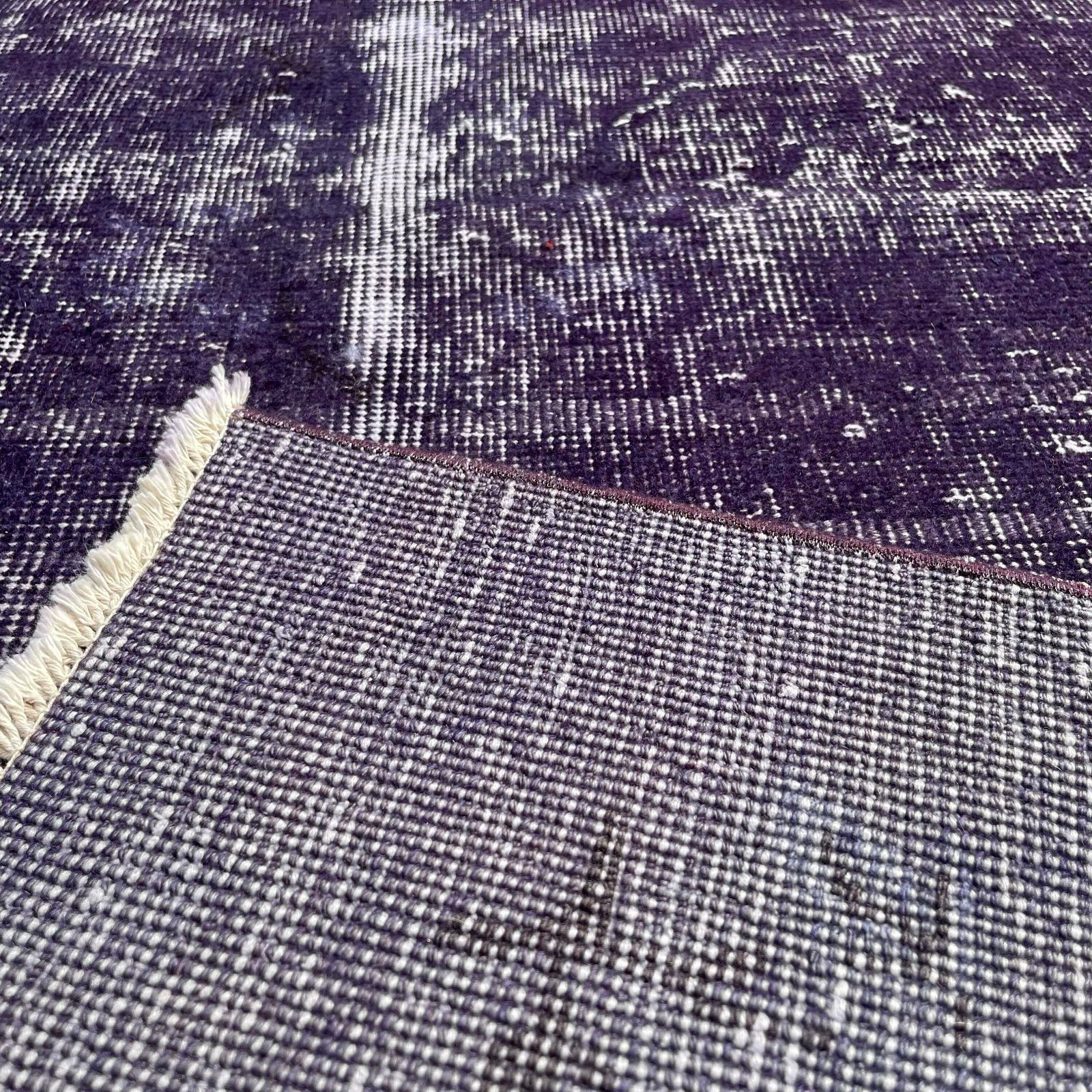 Vintage Distressed Turkish Rug , 196 X 80 Cm Wool Vintage Rug photo Textiles