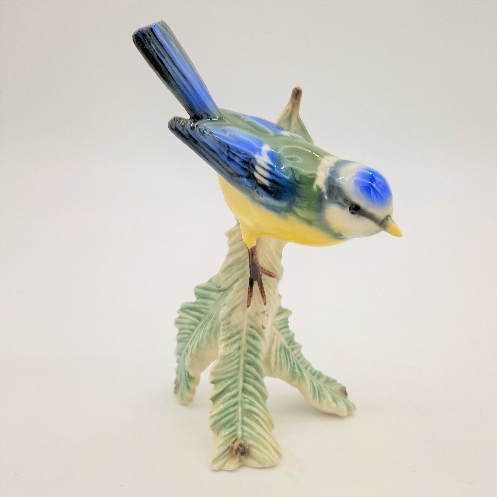 Porcelain Figurine "Blue Timouse" By Göbel. 1973 photo furniture