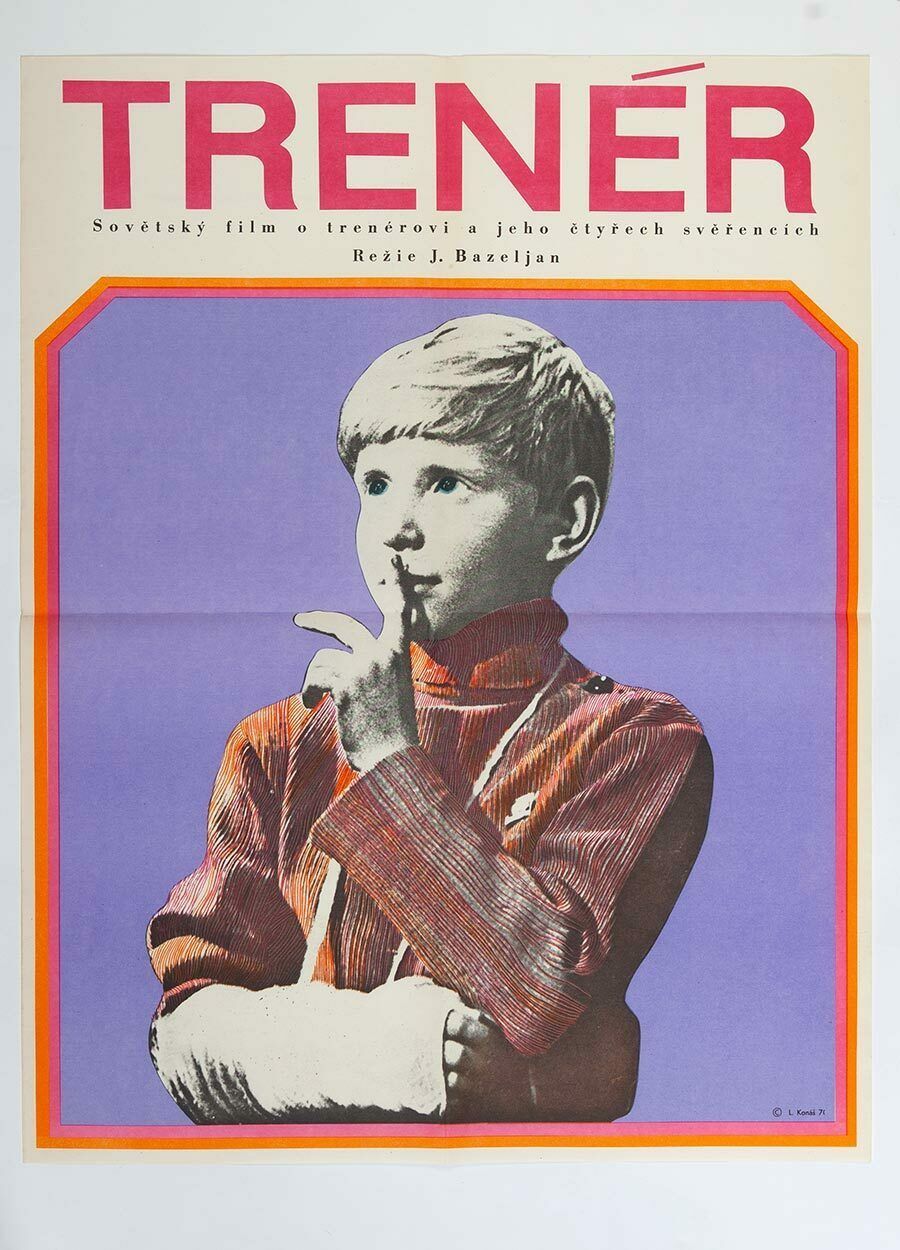 Movie Poster, Coach, Leoš Konáš, 1970