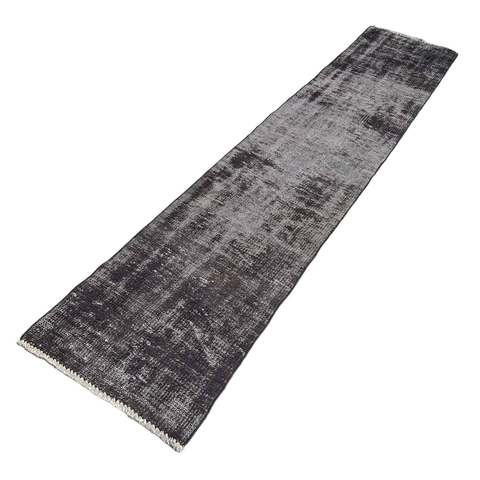 Vintage Distressed Turkish Rug , 272 X 56 Cm Wool Vintage Rug photo Textiles
