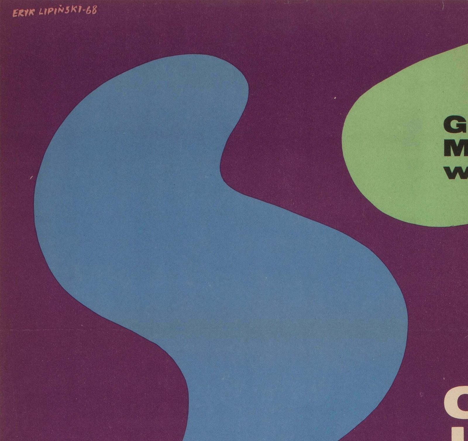 Juliet Of The Spirits 1968 Polish A1 Film Poster, Eryk Lipinski photo for sale