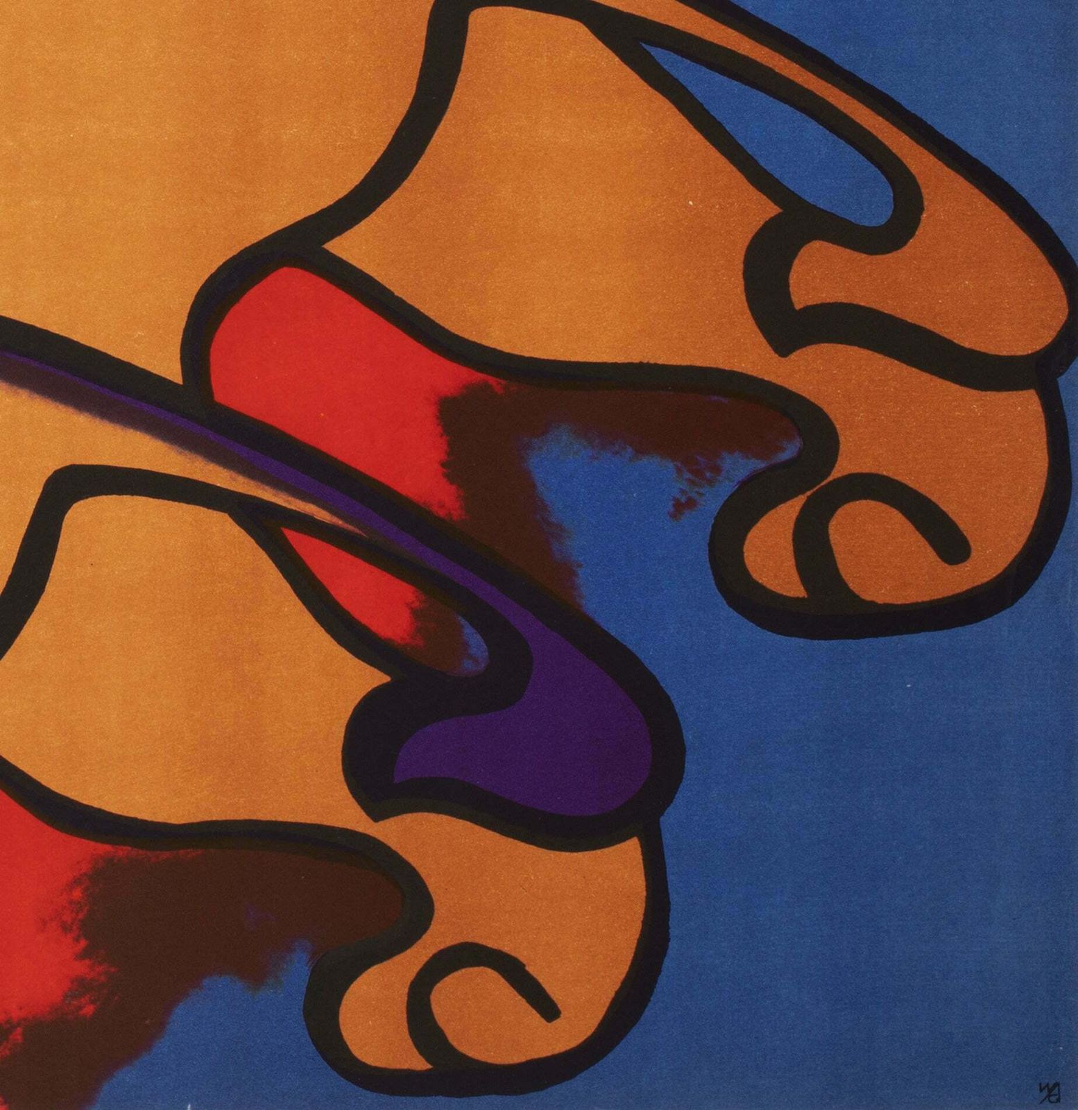 Cyrk Polish Circus Poster 3 Lions 1970, Jodlowski photo vintage