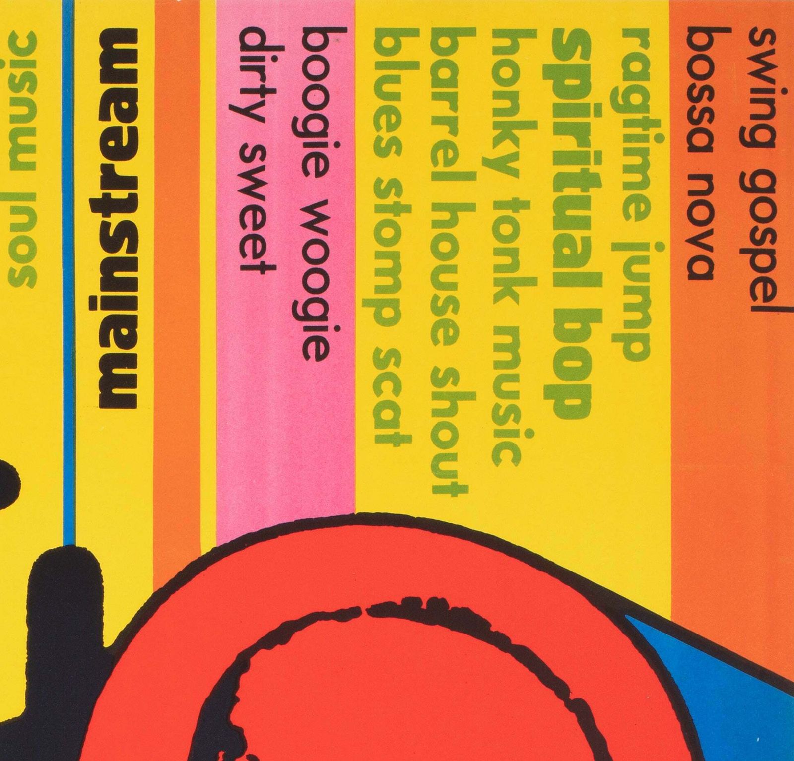 Jazz Jamboree 1968 Polish Music Festival Poster, Bronislaw Zelek photo Art