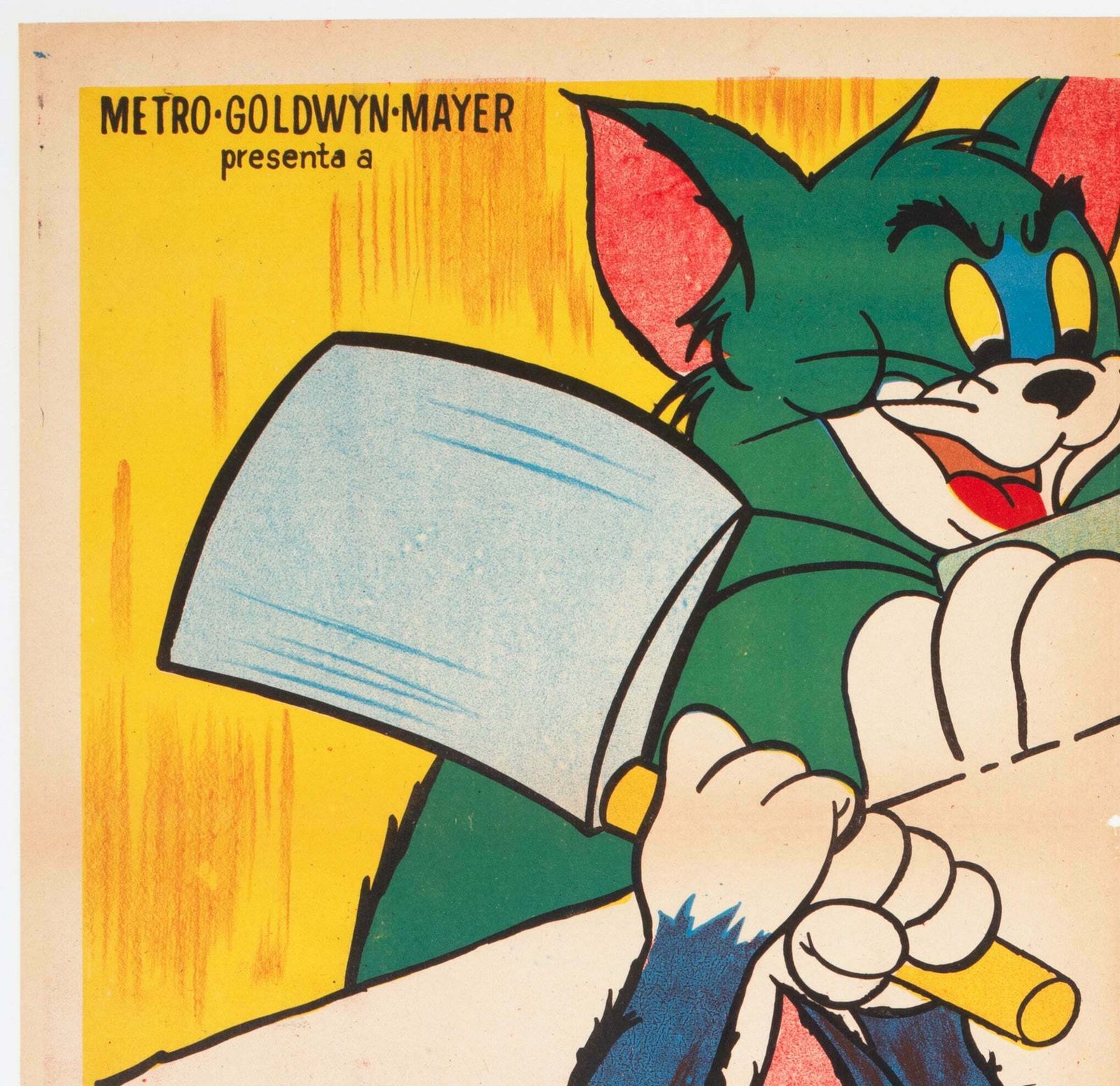 Tom And Jerry 1950s Argentinian Film Poster photo for sale
