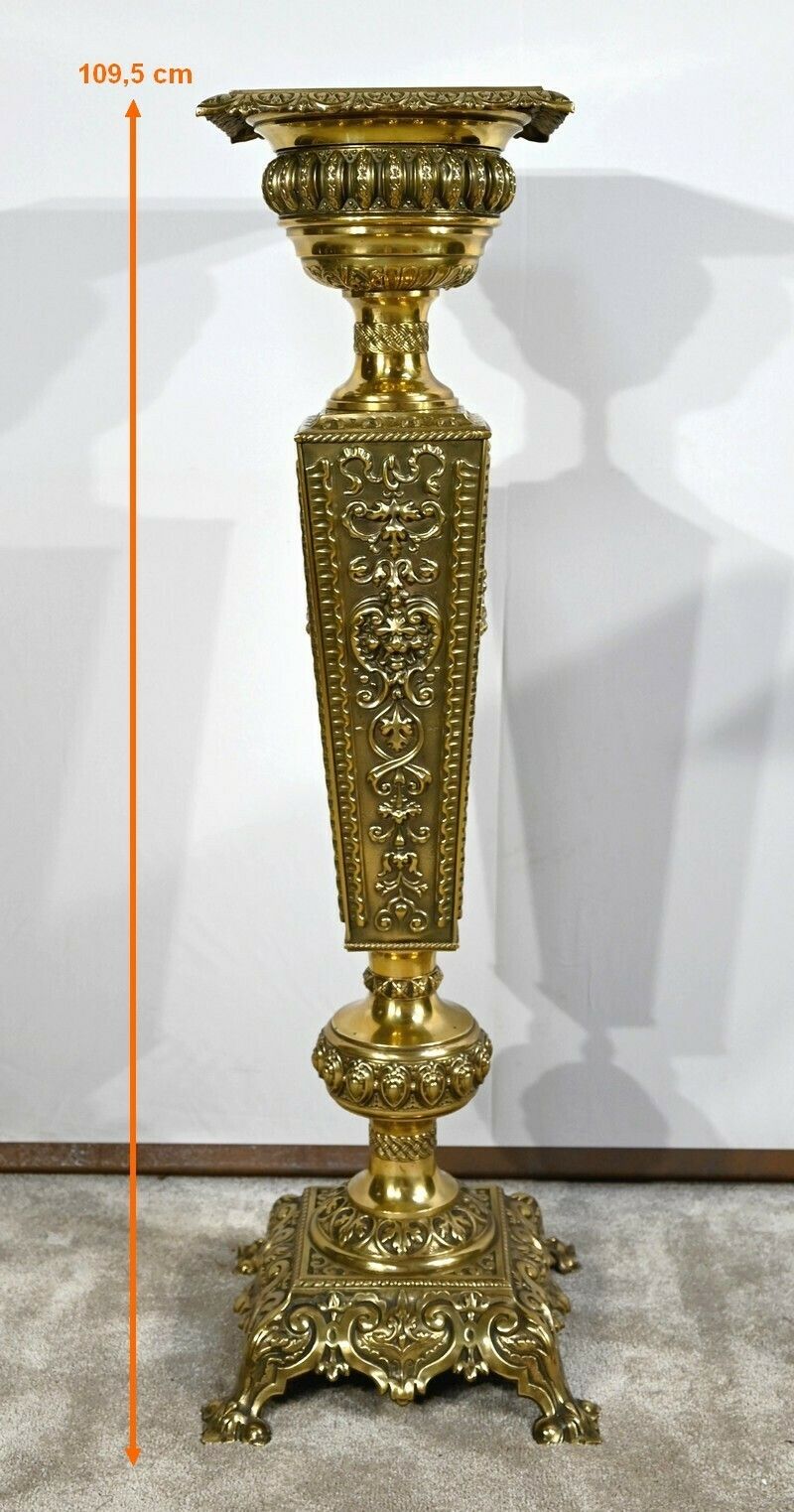 Pair Of Brass Sheaths, Louis XVI Style, Napoleon III Period – Mid 19th Century photo furniture