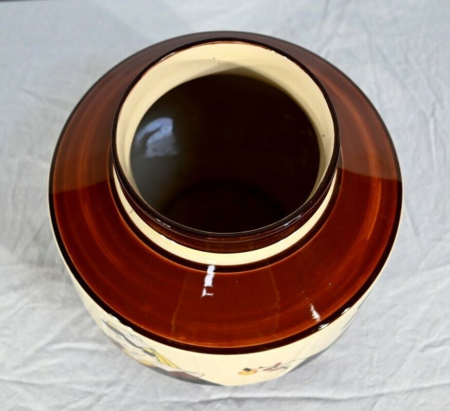 Earthenware Cachepot, Hubaudière Bousquet House – 1st Part Of The 20th Century photo Home Decor