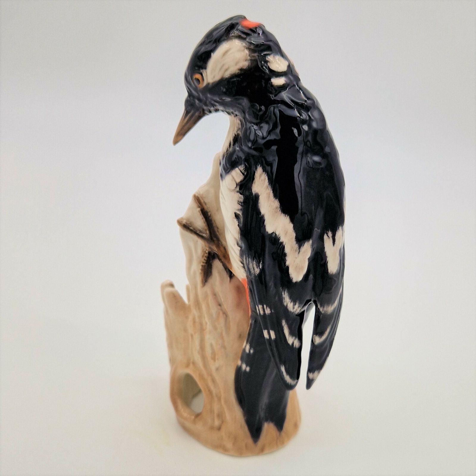 Porcelain Figure "Woodpecker" By Göbel. 1970   1975
