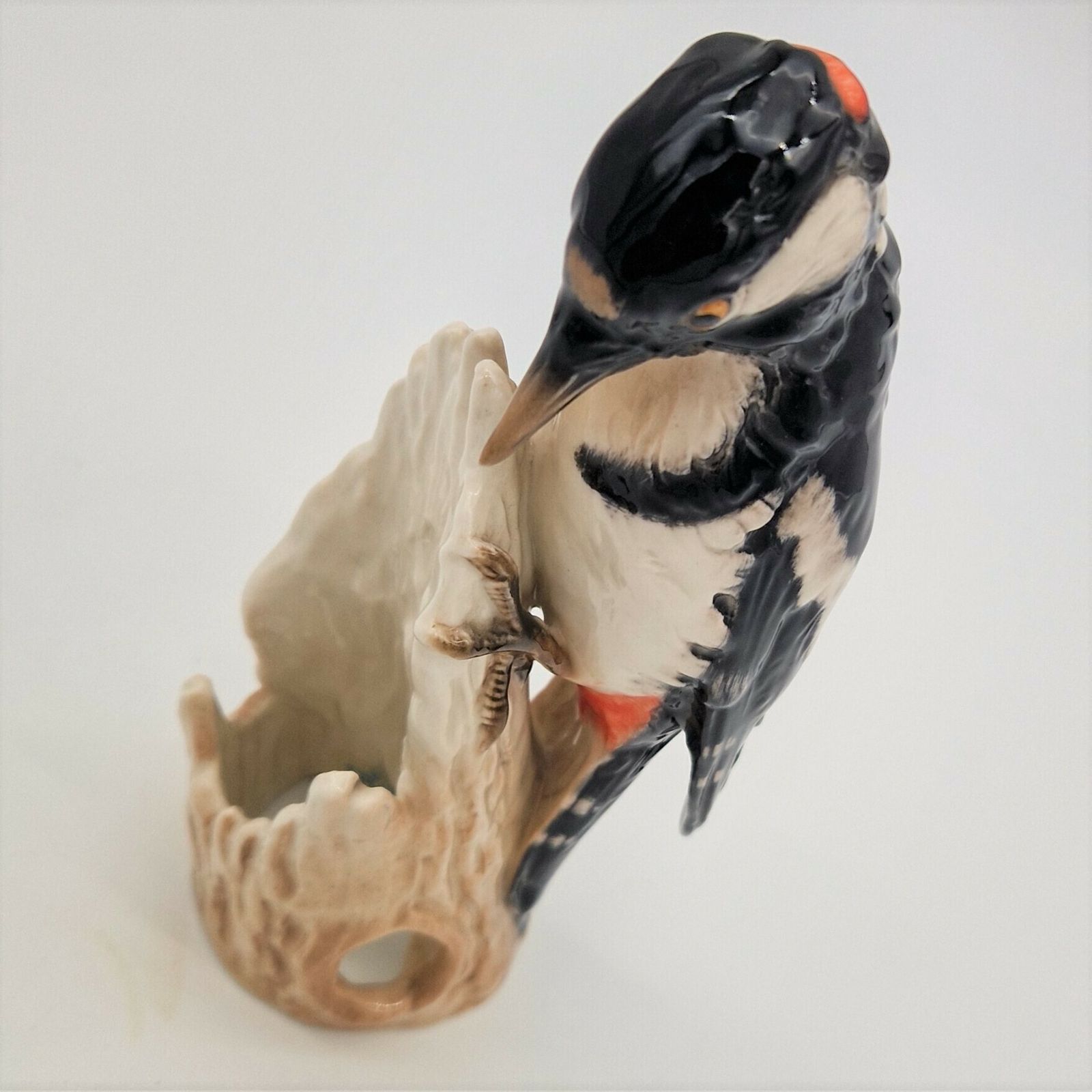 Porcelain Figure "Woodpecker" By Göbel. 1970   1975 photo 200.0