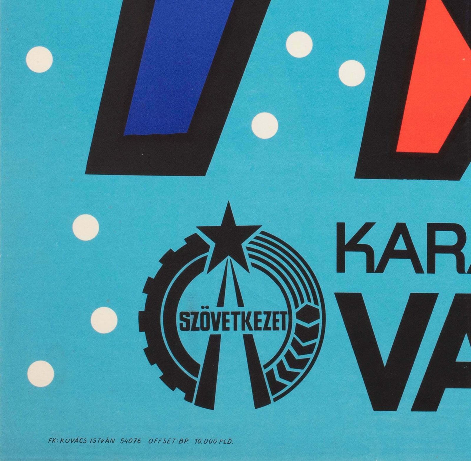 Bring Joy 1965 Christmas Shopping Hungarian Advertising Poster, Sandor Lengyel photo buy