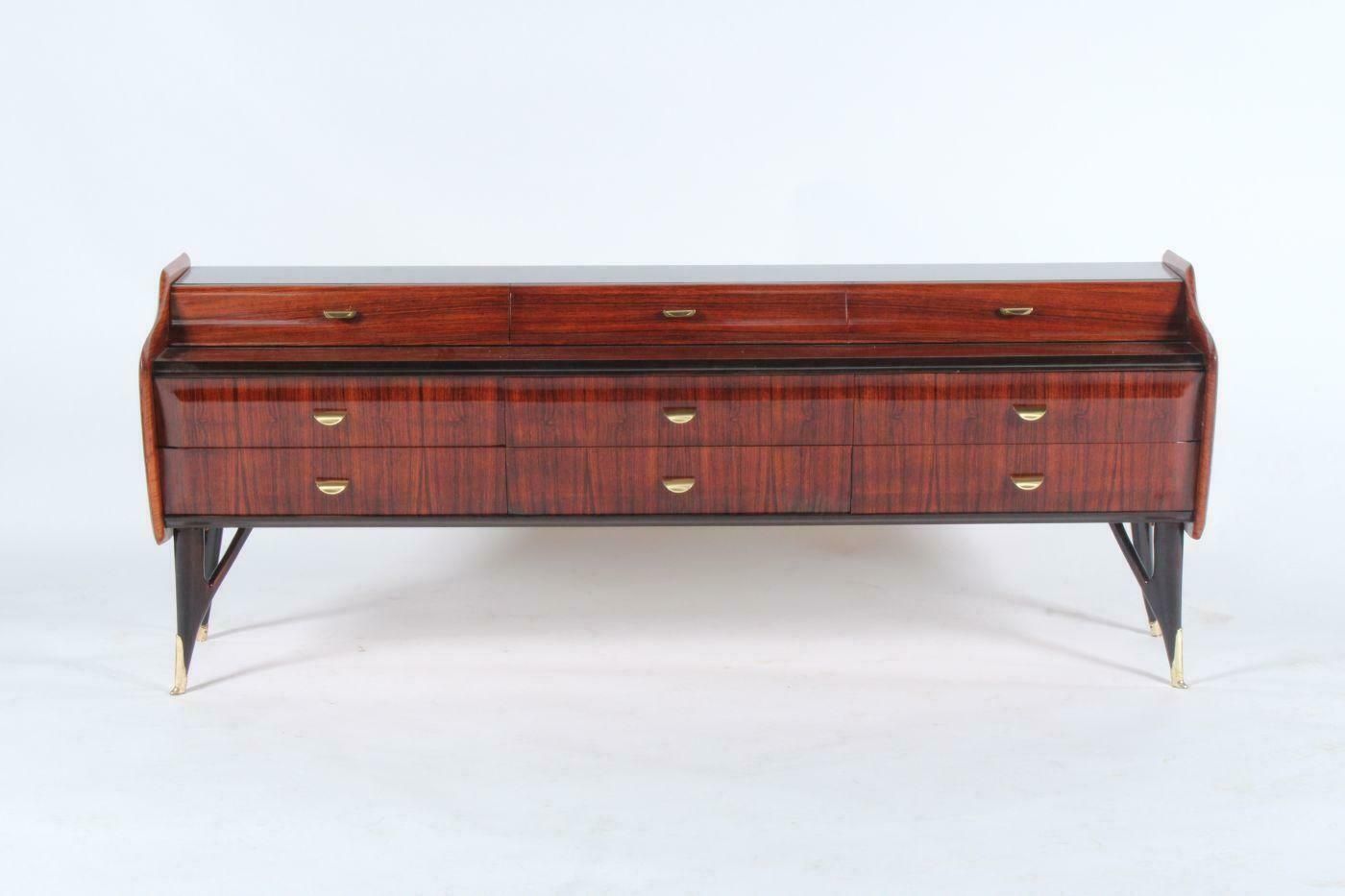 A Classic Mid Century Italian Sideboard In Rosewood photo vinterior