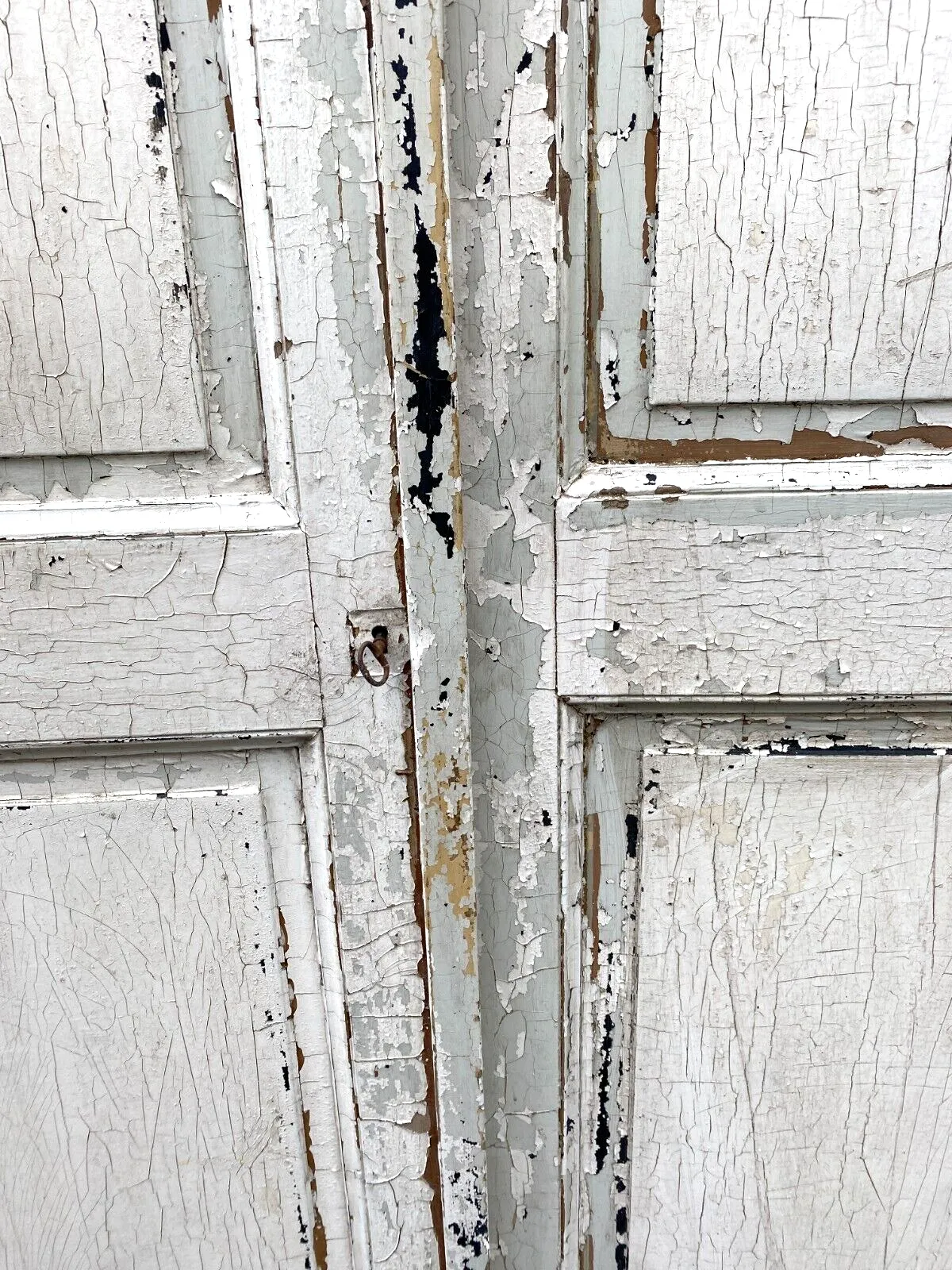 Double Closet Doors In Solid Fir. XX Century. photo for sale