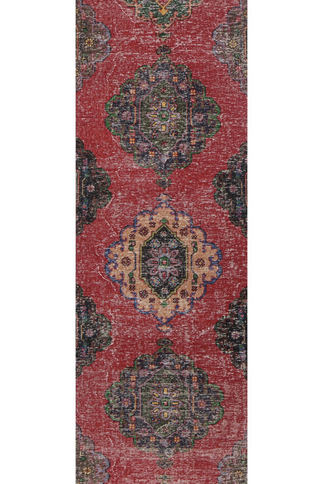 photo for sale Vintage Turkish Oushak Extra Long And Narrow Runner With Style 2'8'' X 23'11''