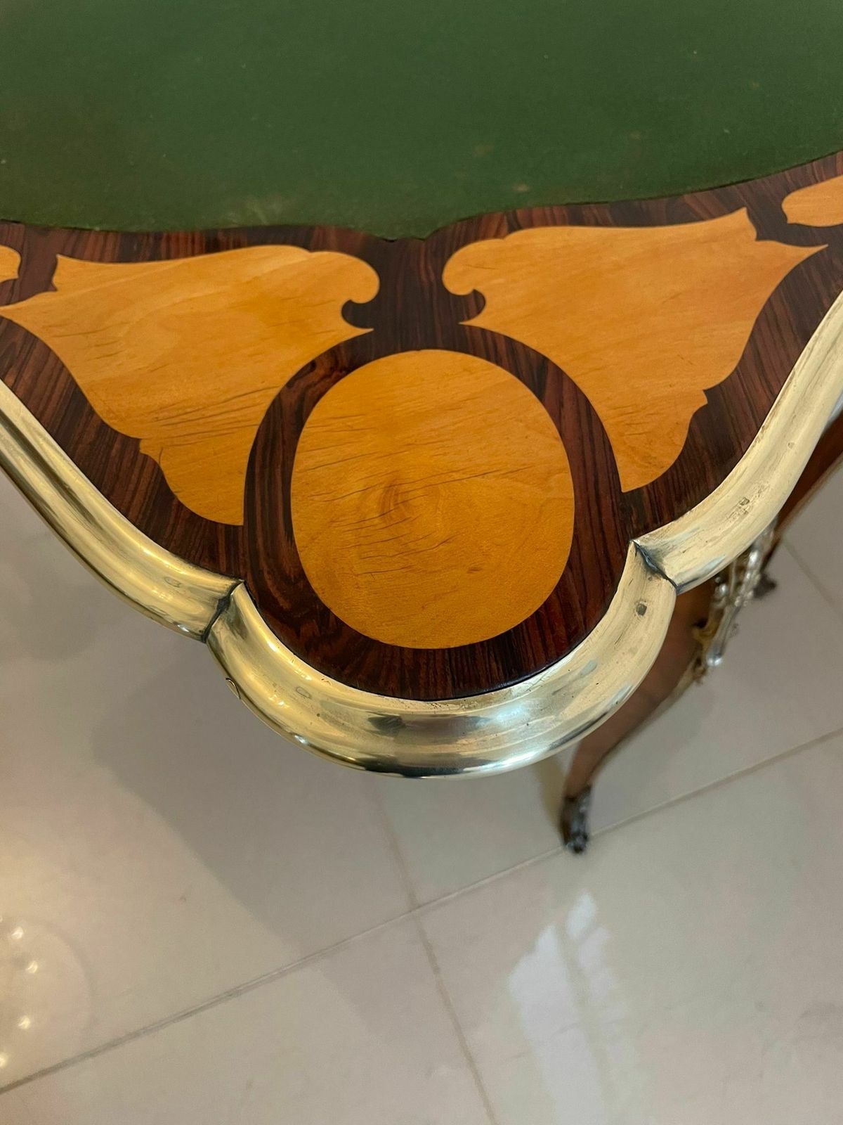 Outstanding Quality Antique Porcelain And Ormolu Mounted Kingwood Table By G T Morant, London photo Furniture