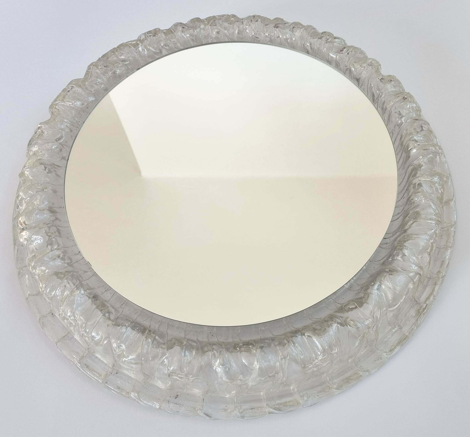 Midcentury Rare Wall Mirror Hillebrand, Germany, 1970s photo furniture