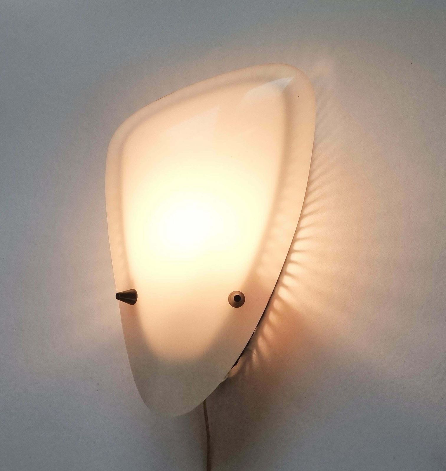 331.0 Very Rare Midcentury Wall Lamp In Style Of Stilnovo, Italy, 1970s photo