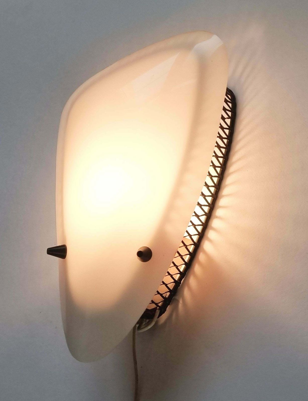 photo vinterior Very Rare Midcentury Wall Lamp In Style Of Stilnovo, Italy, 1970s