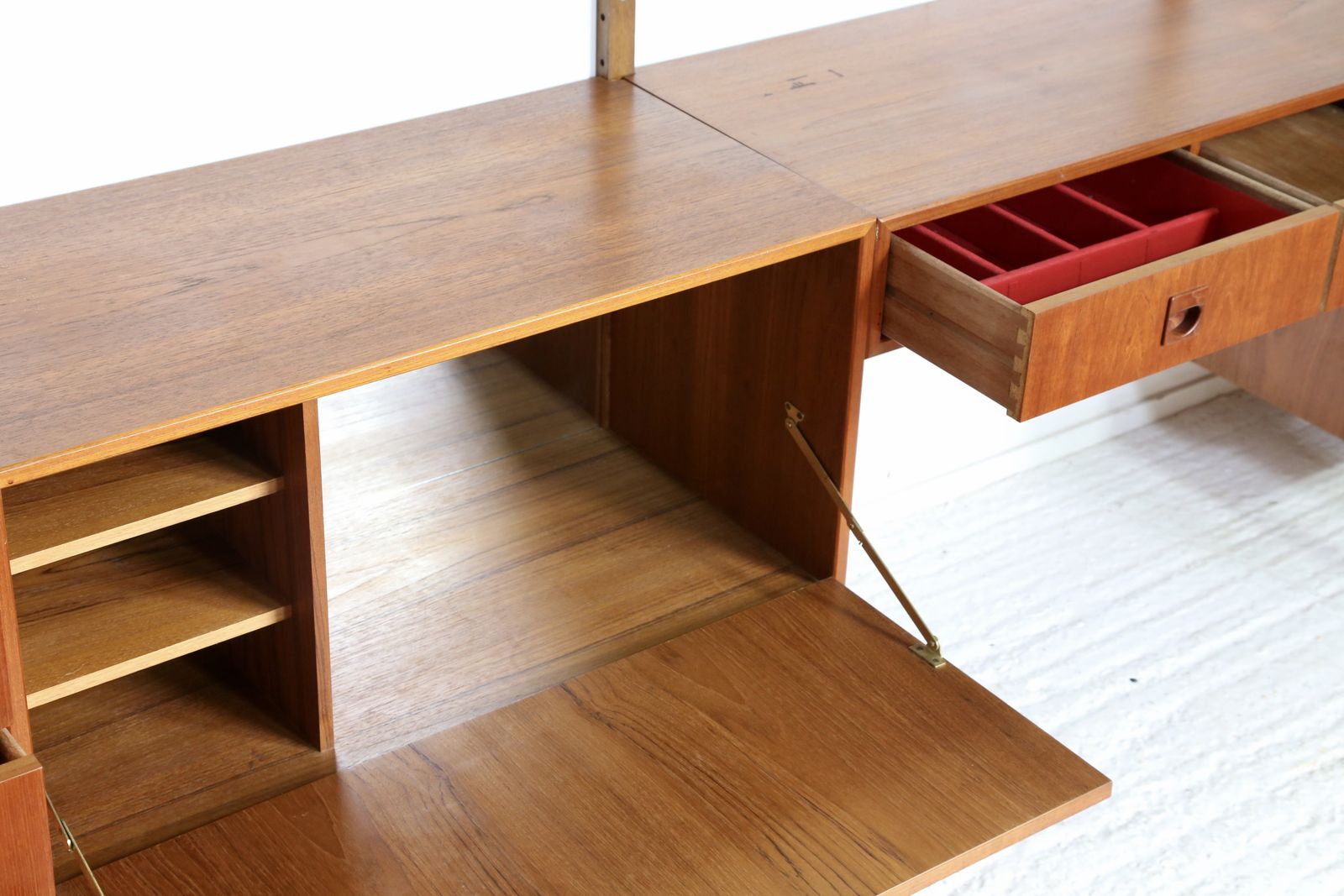 Danish Mid Century Modern Wall Unit, Rud Thygesen & Johnny Sorensen For Hansen & Guldborg Furniture photo buy
