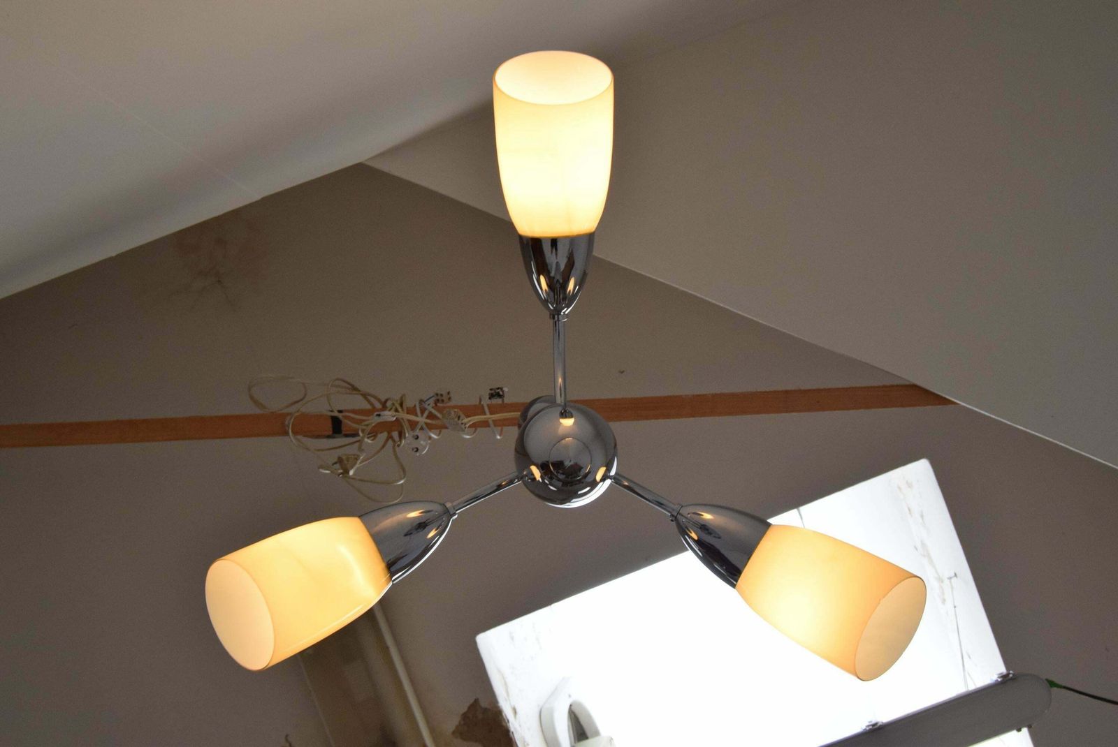 371.0 Mid Century Designed Chandelier By Elektroinstala Decin, Czechoslovakia, 1970's. £321.59 photo